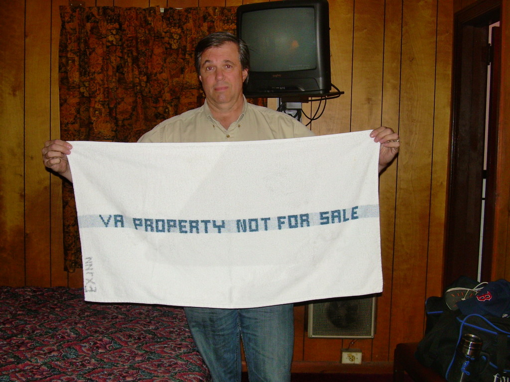 Take this towel and shove it