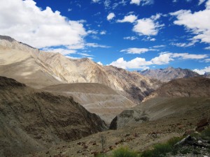 Those zigzag lines (center left) are the roads we traveled.