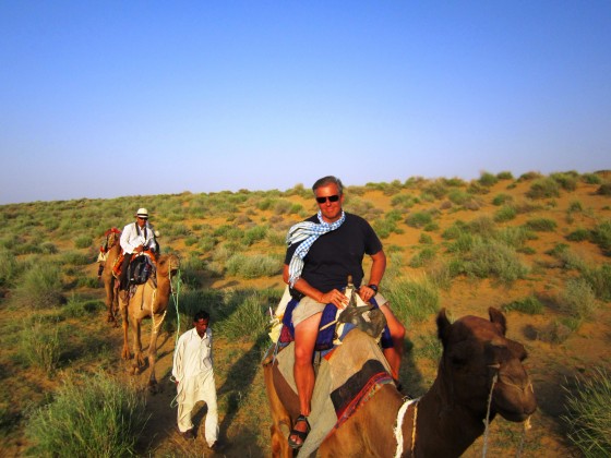 Me and my trusty camel. Saddled it myself, which was a challenge in its own right