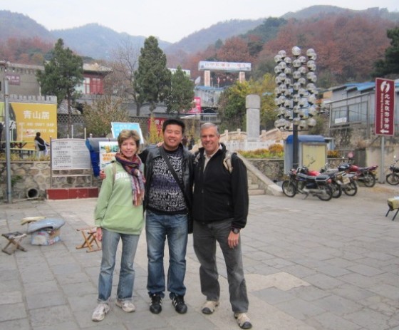 Wonderful young man with an interesting perspective on life at the the Muytalin entrance of The Great Wall.