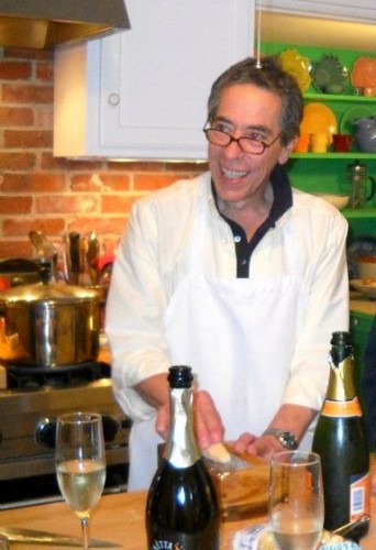 Bob Wallack at home in his kitchen.