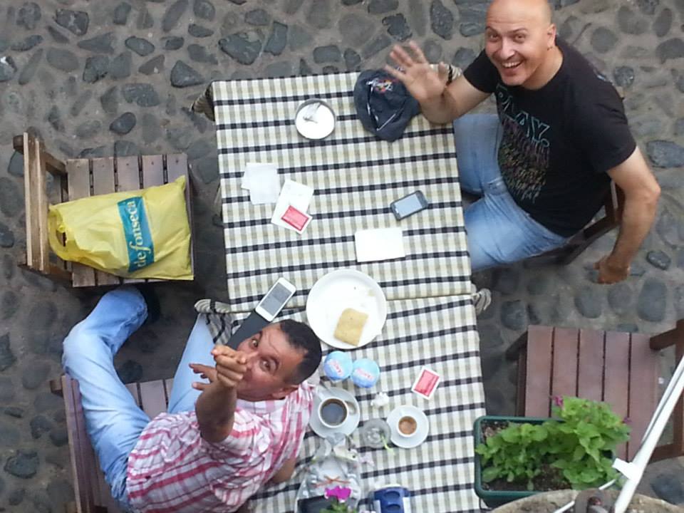 Two reasons why our stay in Cyprus has been so amazing...Marios Georgiou and Vangelis Evangelou.