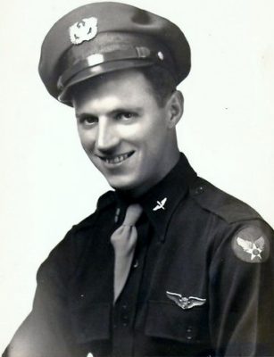 Frank J. Yetter, Jr., in his wartime uniform photo, early 1940s