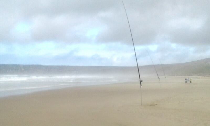 The endless beach of Boggoms Bay.